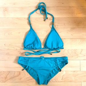 Deep teal SHAN bikini